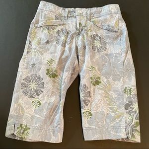 Gloria Vanderbilt Floral print Bermuda shorts
